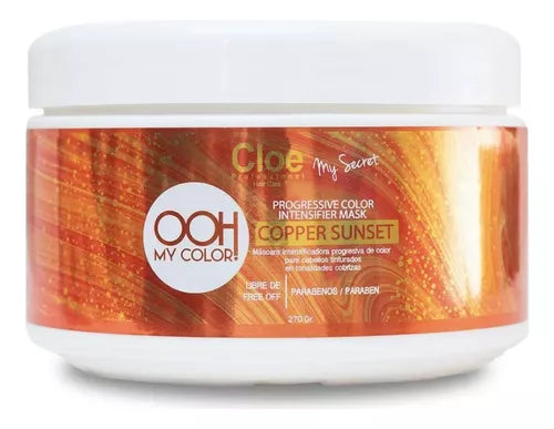 Máscara Cloe Professional Ooh My Color Copper Sunset 270 gr